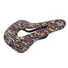 Bicycle Leather Soft Saddle Double Track Seat Tube Mountain Bike Hollow Seat Cushion for CyclingBlack