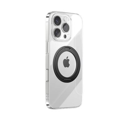 Etui pokrowiec z ringiem-podstawką 360 do iPhone 16 Pro MagSafe - czarne