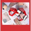 Winter Cute Girls Christmas Gloves Kids Warm Cartoon Gloves Students Fingerless Writing Gloves with Flip Cover 7-13Y