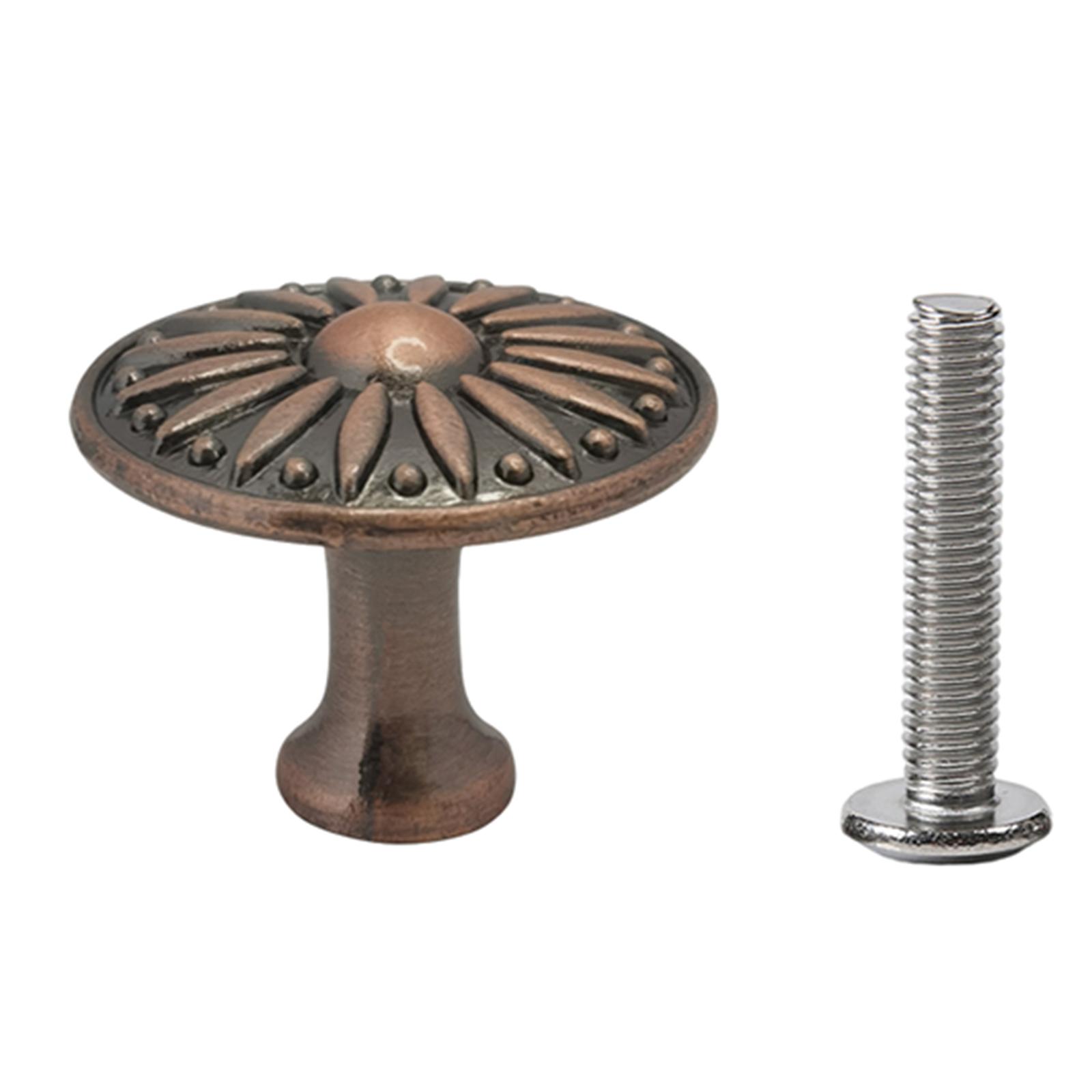 

Винтажная ручка для ящика с одним отверстием, антикварный стиль, ручка для шкафа, классический дизайн, ручка для ящика, упаковка из 12 штук для домашнего декора красный