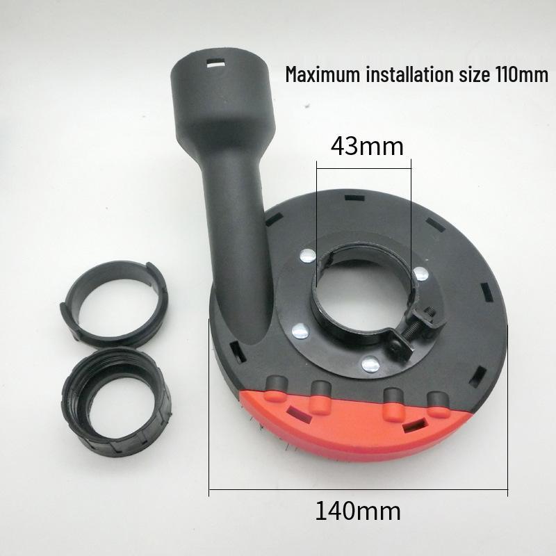 Dust Collection Cover for Angle Grinder: Protective Shield for Grinding & Cutting Stone or Concrete