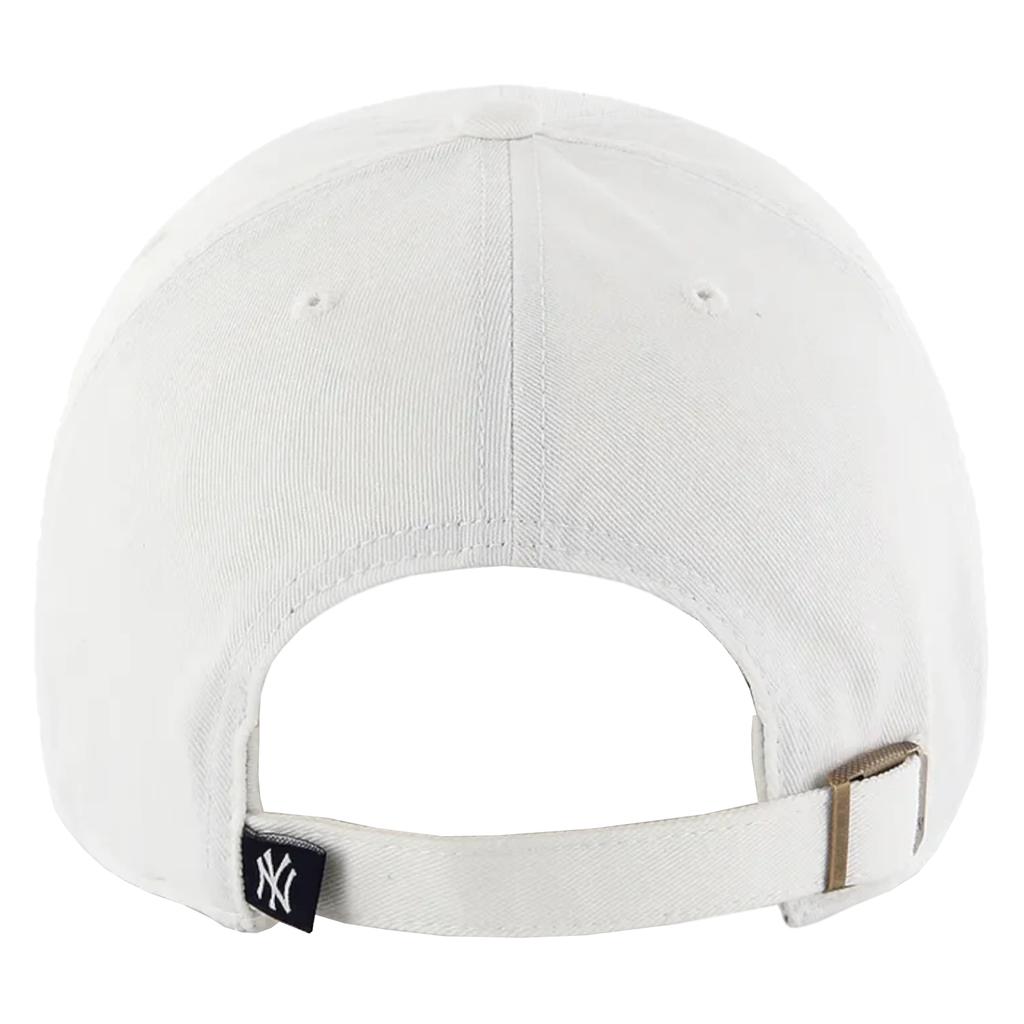 47 BRAND Kšiltovka New York Yankees MLB Clean Up, Pánská bílá kšiltovka