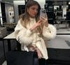 Elegant Women's Coat Fur Patchwork Long-sleeved Wool Coat Beautiful Women's Clothing Jacket Autumn And Winter