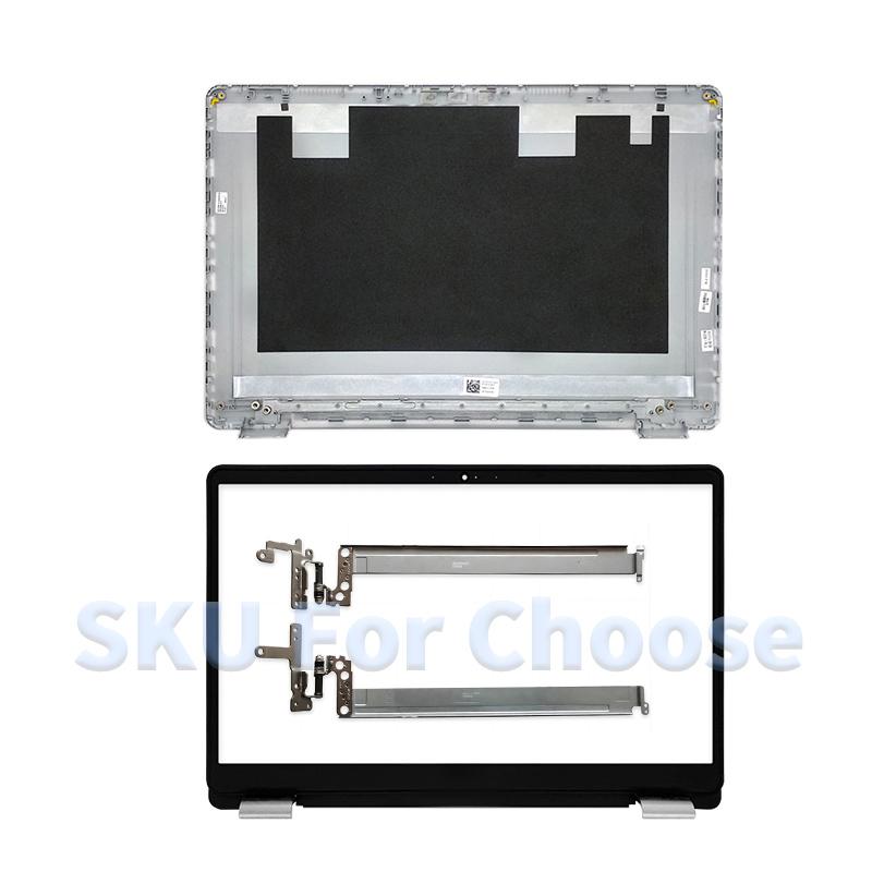 Silver New Repalce Cover For Inspiron 15 5000 5584 P85F LCD Screen Back Cover Front Bezel Hinges Palmrest Lower Bottom Case
