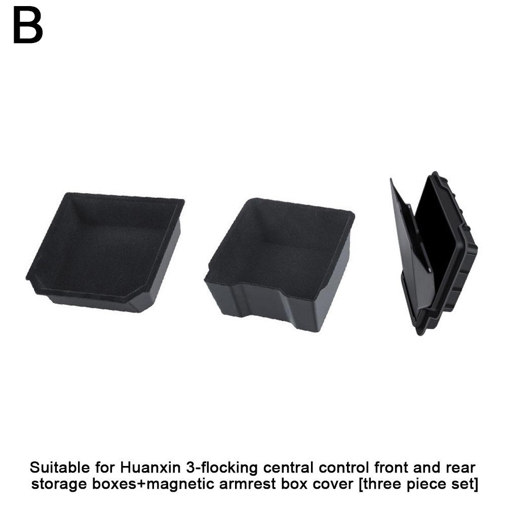 Armrest Storage Box For Tesla Model Y Juniper Center Console Storage Box Trays Armrest Hidden Organizer Case Box Accessories