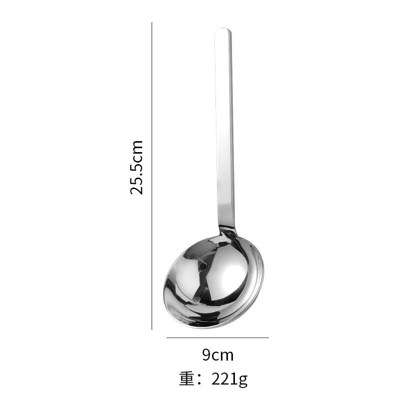 18/10 Short Handle Soup Spoon Stainless Steel Round Spoon Heavy Duty Deepening Service Spoon