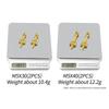 Risk 2pcs Bike Seatpost Fixing Bolt Titanium Alloy M5x30mm M5x40mm Bicycle Seat Tube Screw Saddle Fixed Bolts Screw Parts