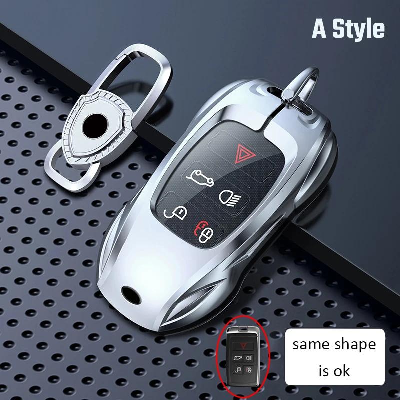 

Zinc Alloy Remote Car Key Case Cover for Land Rover Range Rover Sport Evoque Discovery 3 4 5 Jaguar XE XF XJ F PACE Accessories For Land Rover Logo