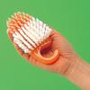 Azuma Industrial TK Scrubbing Brush, Petit Mommy, 12.5 X 7 X 3.5 Cm, Orange, for Scrubbing Even Small Areas