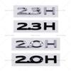 3D ABS 2.0H 3.0H Letter Stickers 2.0T 3.0T 2.3T 2.7T MKZ MKC MKX Embelm Badge Car Logo Rear Trunk Decal Auto Body Sticker