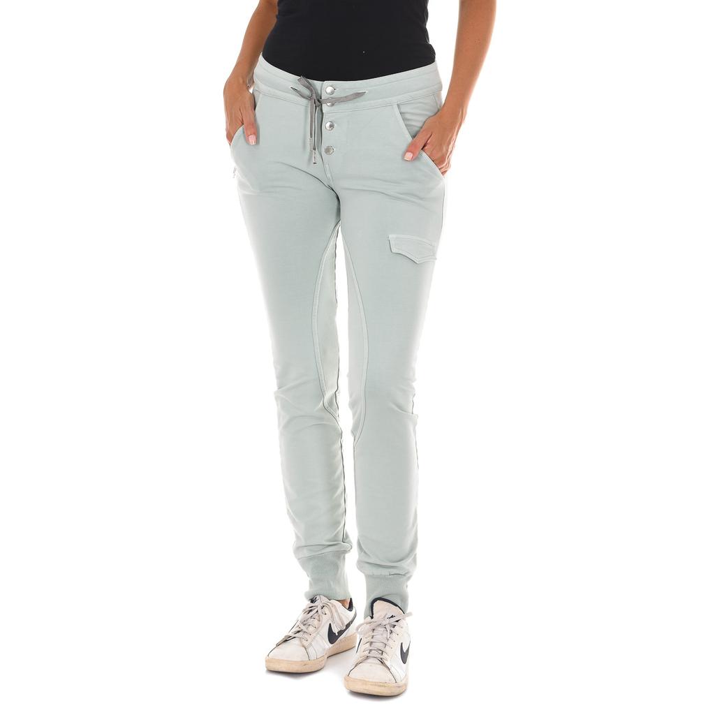 Pantaloni lungi cu tiv reglabil cu fermoar 10DBF0059-J100 pentru Femei