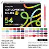 Multi-color Ink Set: Large Capacity Journaling & Graffiti Pens for Art Students