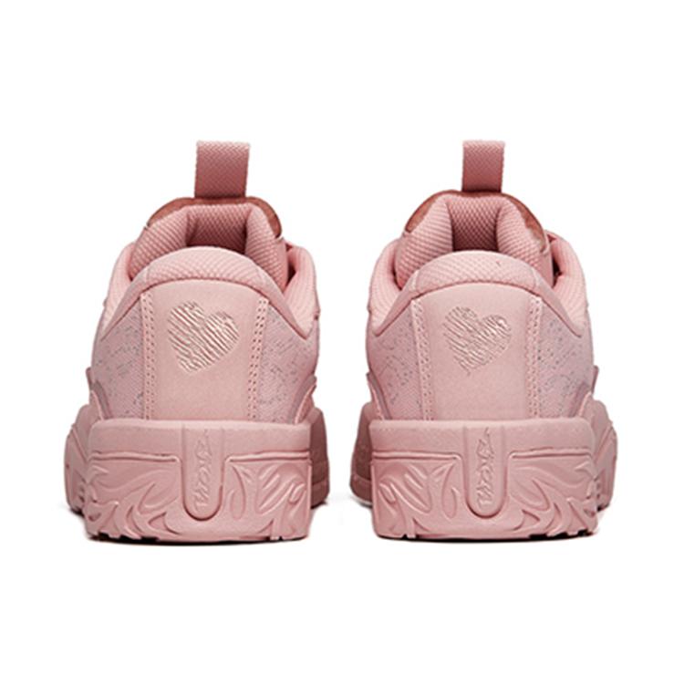 Anta Hot Height Increasing Low top Skateboard Shoes Women's Rubber Pink 922238083-5