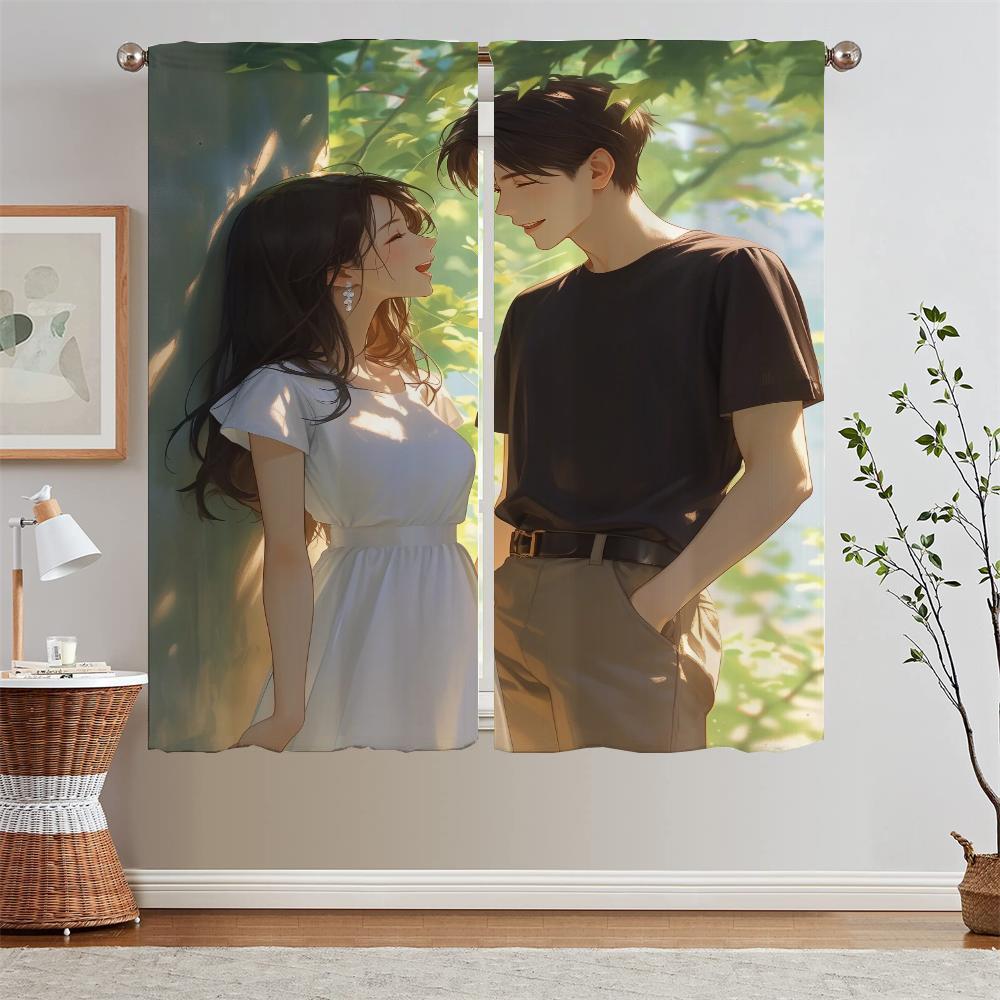 Gutter og Jenter Luksus Stuegardiner for Kamera Billige Ting Med Gratis Frakt for Hjem Krøller Rullegardin Mørkleggingsgardin den