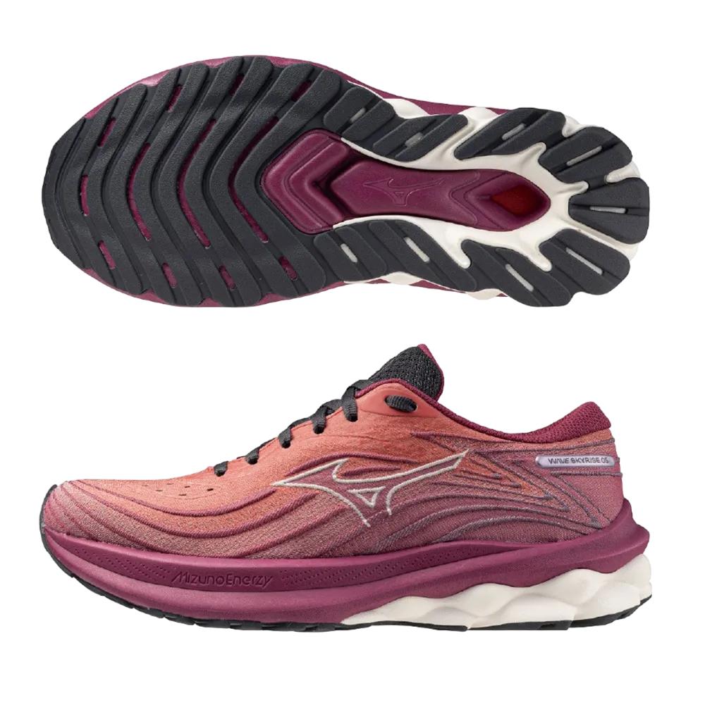 Sportschuhe Mizuno rot Wave Skyrise 5