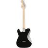 Squier by Fender Paranormal Esquire? Deluxe Electric Guitar, Maple Fingerboard, Black Pickguard, Metallic Black, with Soft Case