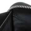 Used 11569 Saffiano Zip Around Wallet 2ML317 PN9 F0216 7940 Navy Zip Around Logo Embossed Baltic Unisex from Japan