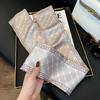 Long Silk Scarf Women's New Small Silk Scarf Printing Simulation Silk Tied Bag Streamer Explosion Sweet Little Scarf