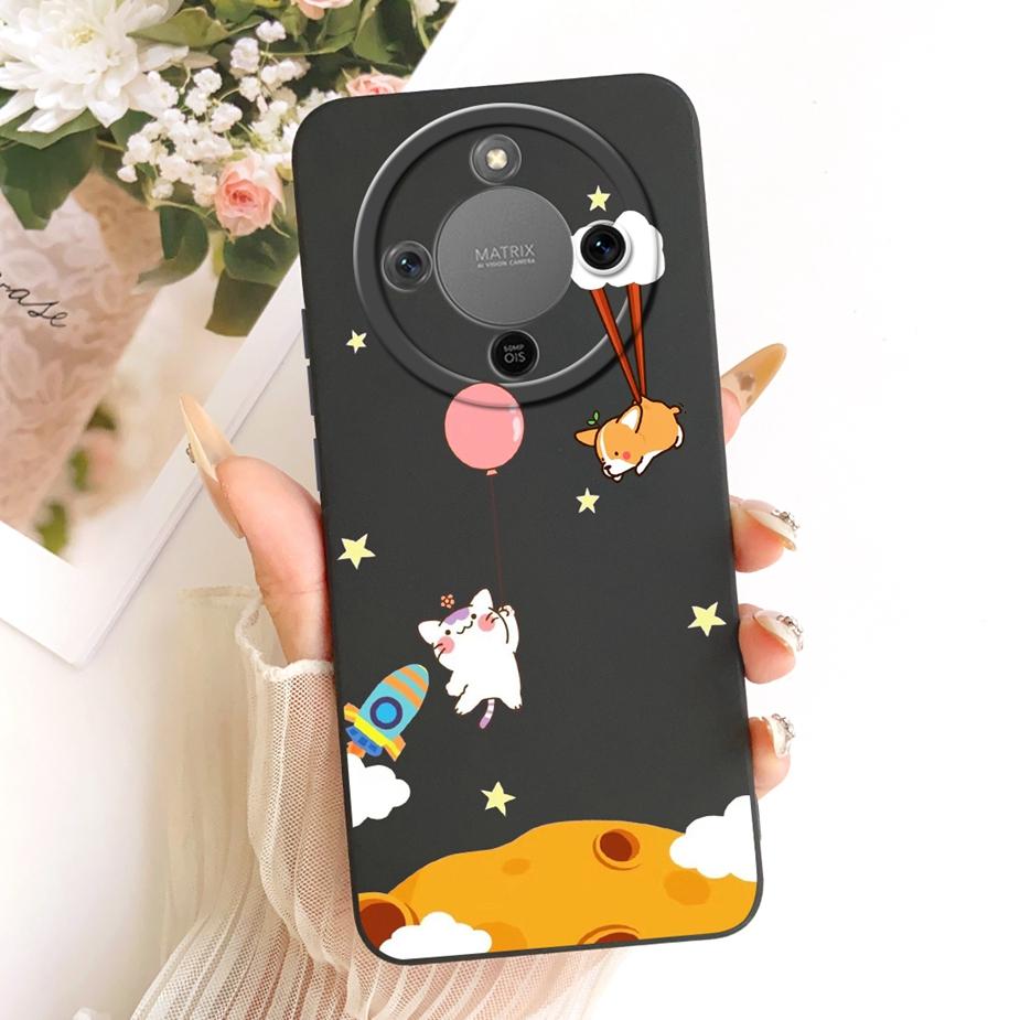 For Honor X9d Case MTN-NX1 Cute Dinosuar Cartoon Cover Soft TPU Phone Cases For Honor Magic 8 Lite X 70 HonorX70 HonorX9d Fundas