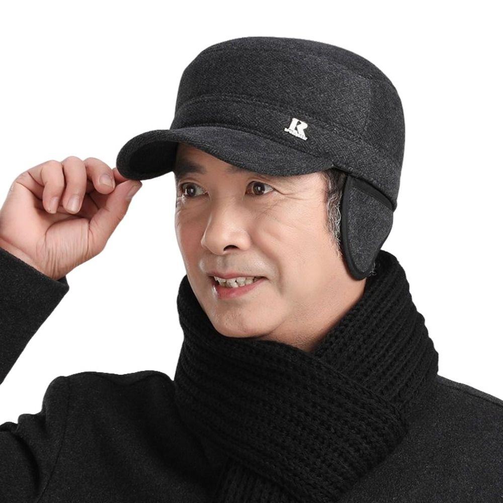 Warm Winter Hat Windproof Bomber Hats Casual Earmuffs Hat Outdoor