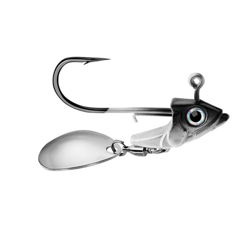 High-Performance Lead Jig Head Crank Hooks for Soft Worm Wobbler Lure Fishing - 7g to 15g - for Catching More Fish
