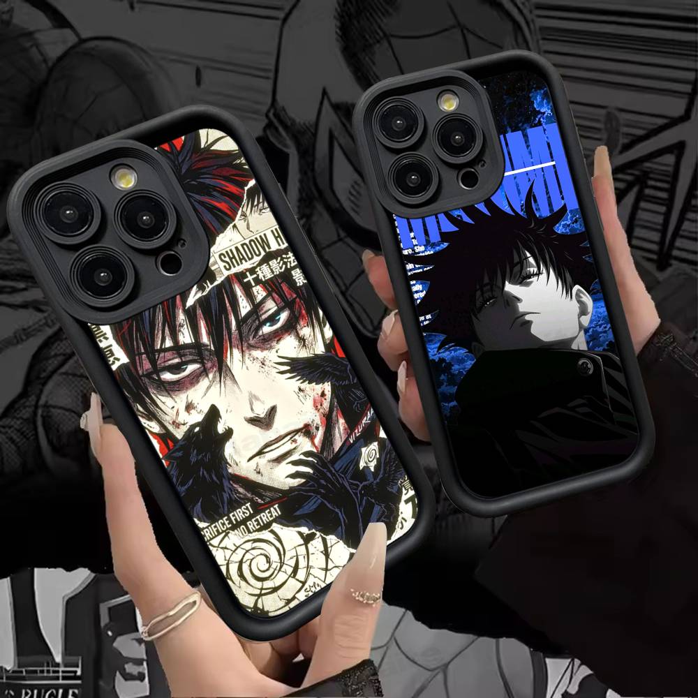 Anime F-Fushiguro M-Megumi Phone Case For IPhone 17 16 15 14 13 12 11 Pro Max Plus Silicone Shockproof Case