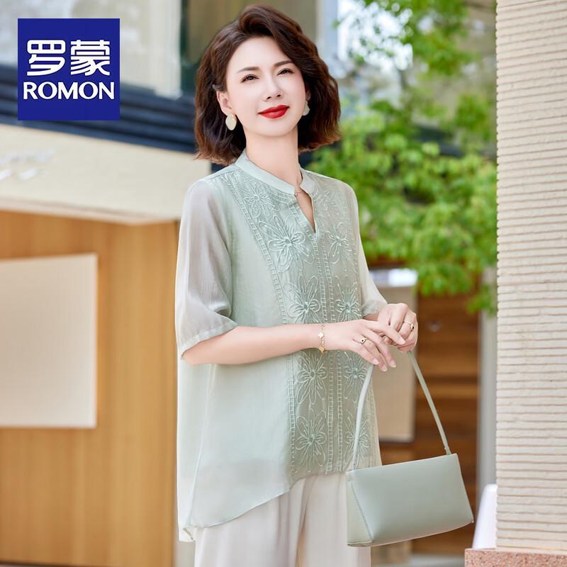 ROMON Women s Plus Size Short Sleeve T-Shirt 5XL