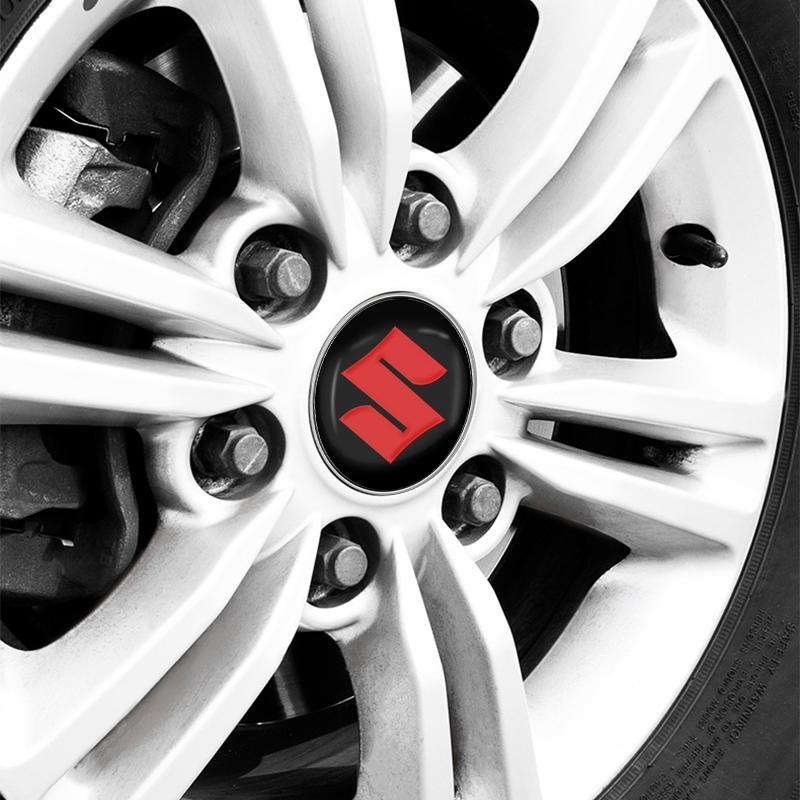 4pcs 60mm Car Wheel Center Hub Center Cap Rim Hub Dustproof Cover Emblemem for Suzuki Swift Samurai Sport Jimny Grand Vitara Alto GW250 Splash Swace