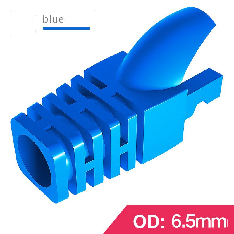 RJ45 CAT6 CAT5e Adapterkappe Ethernet-Netzwerkkabel-Steckerstecker RJ45-Kappen Cat 5 CAT6 Schutzhülle Mehrfarbig