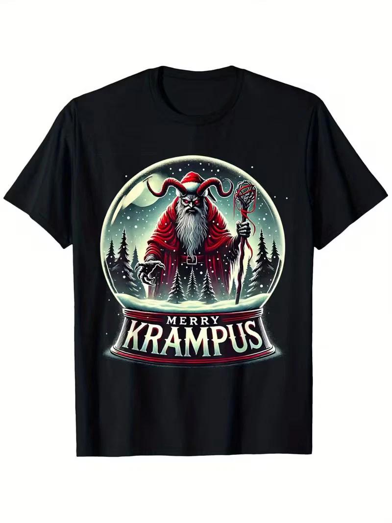 Krampus Is Coming to Town Plus Size T Shirts Men s Women s Horror Christmas Part XXXL
