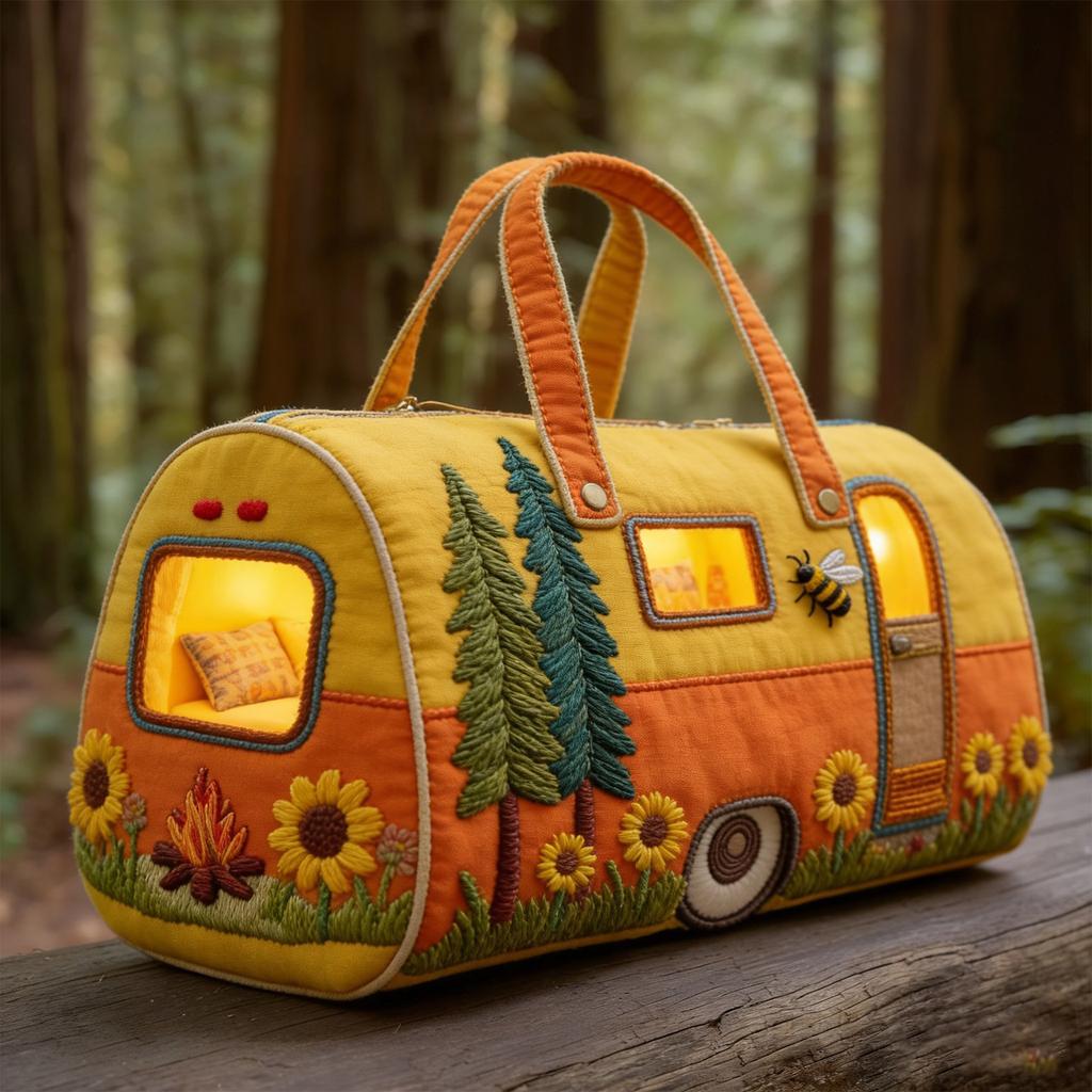 3D Chicken Series Quilted Pleated Cotton Travel Bag Fashion Printed Ladies Yoga Bag Handbag