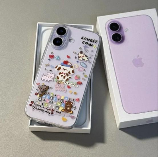 Clear Animal-Themed Case for Apple 13/14 Pro, 15, 16, 17 Pro Max