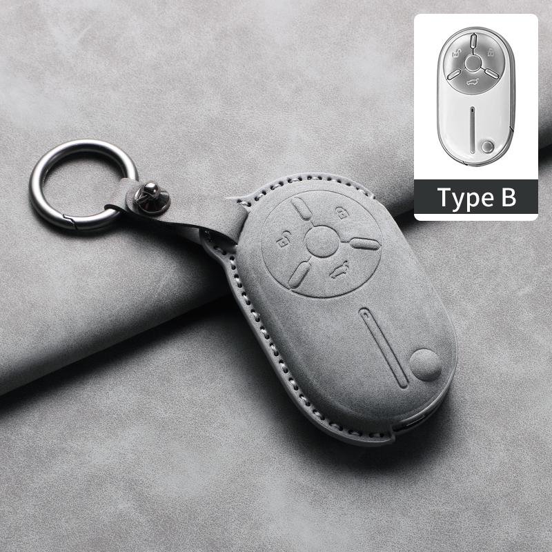 

Car Key Case Cover For Bestune Pony 2024 2025 Leather Car Remote Key Case Shell Durable Car Protecter Keychain Case Accessories