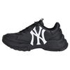 MLB Big Ball Chunky Synthetic Leather Retro Print Height Increasing Low Top Dad Shoes Unisex sneakers Black White 3ASHC101N-50BKS