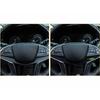 For Cadillac XT5 2017-2025 Real Carbon Fiber Steering Wheel Frame Cover Trim 1PC