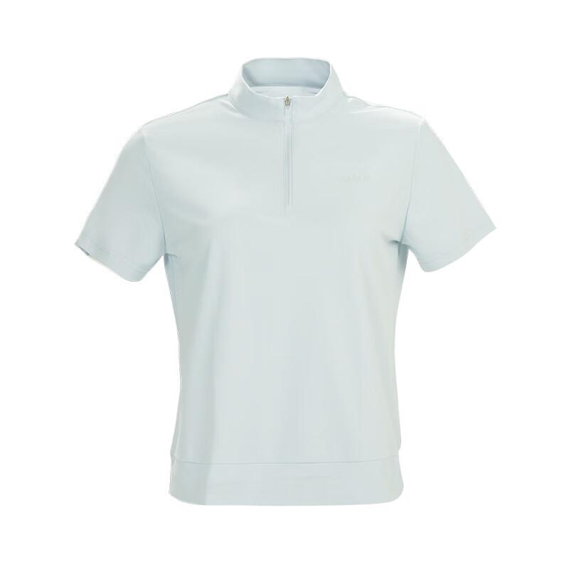 CIMALP Women's Stand-Collar Short-Sleeve T-Shirt AWSOTX172