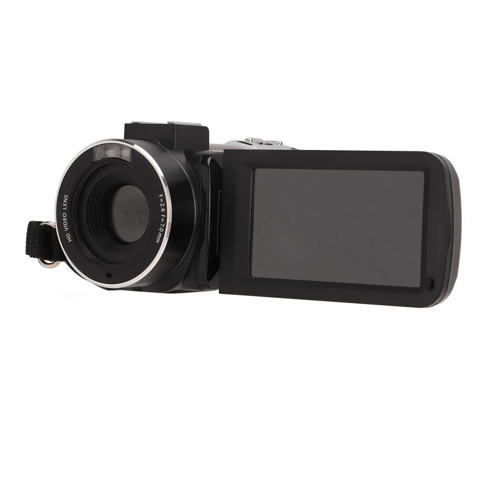 

4K 56MP HD Digital Video Camera 3.0 Inch IPS Touch Screen 18x Digital Zoom Video Camcorder with IR