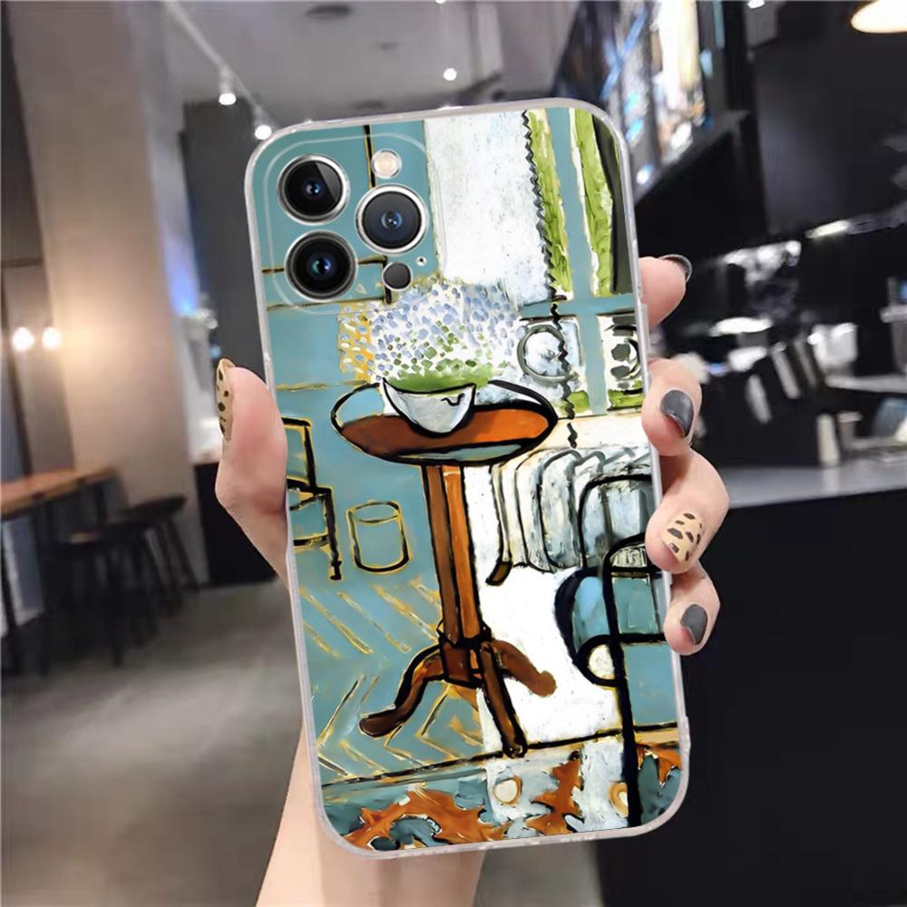 Henri Matisses Art Painting Phone Case For iPhone 15 14 11 12 13 Mini Pro XS Max Cover 6 7 8 Plus X XR SE 2020 Funda Shell