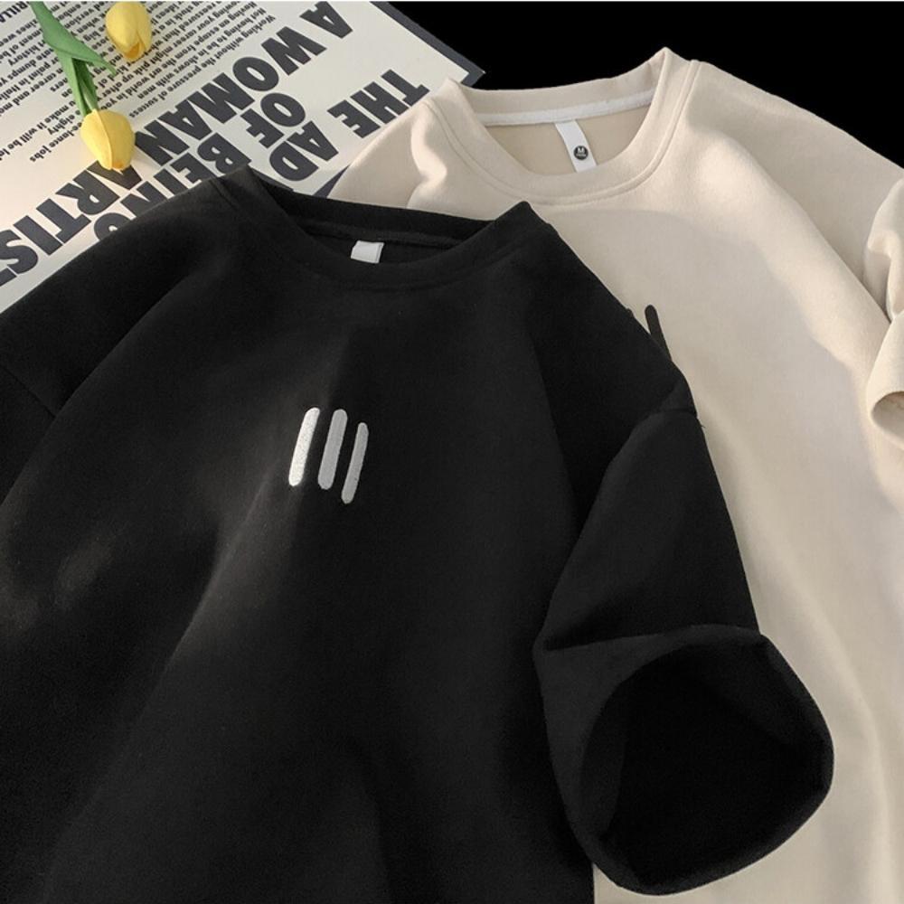 Camiseta Masculina 100% Algodão Moda Verão Manga Curta Estampada Camiseta Gráfica