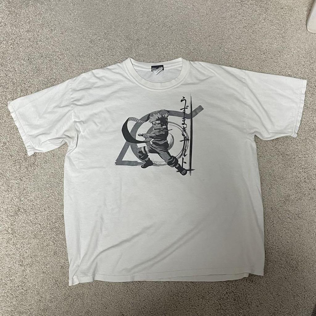 [USED] 2000s Naruto Official Tag Vintage T-Shirt Uzumaki Naruto XL