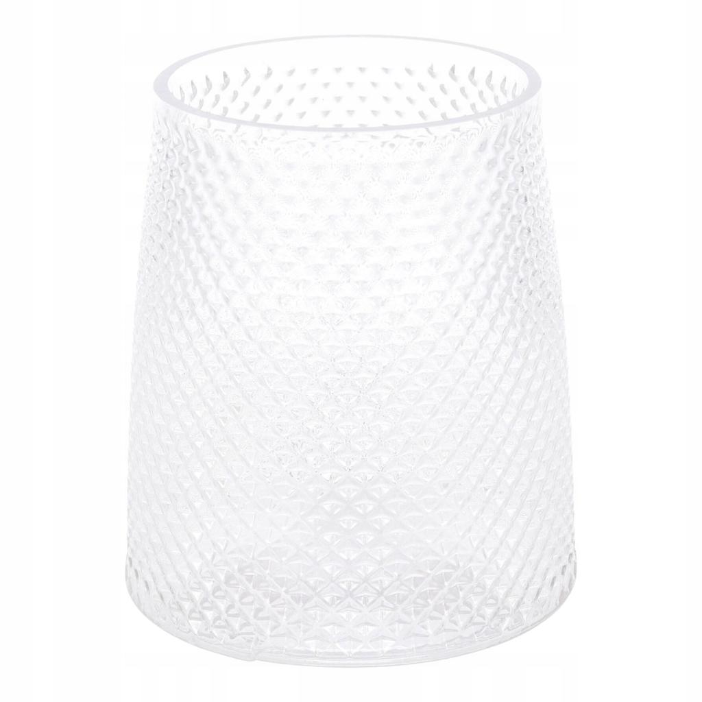 Decorative glass flower vase 18 cm