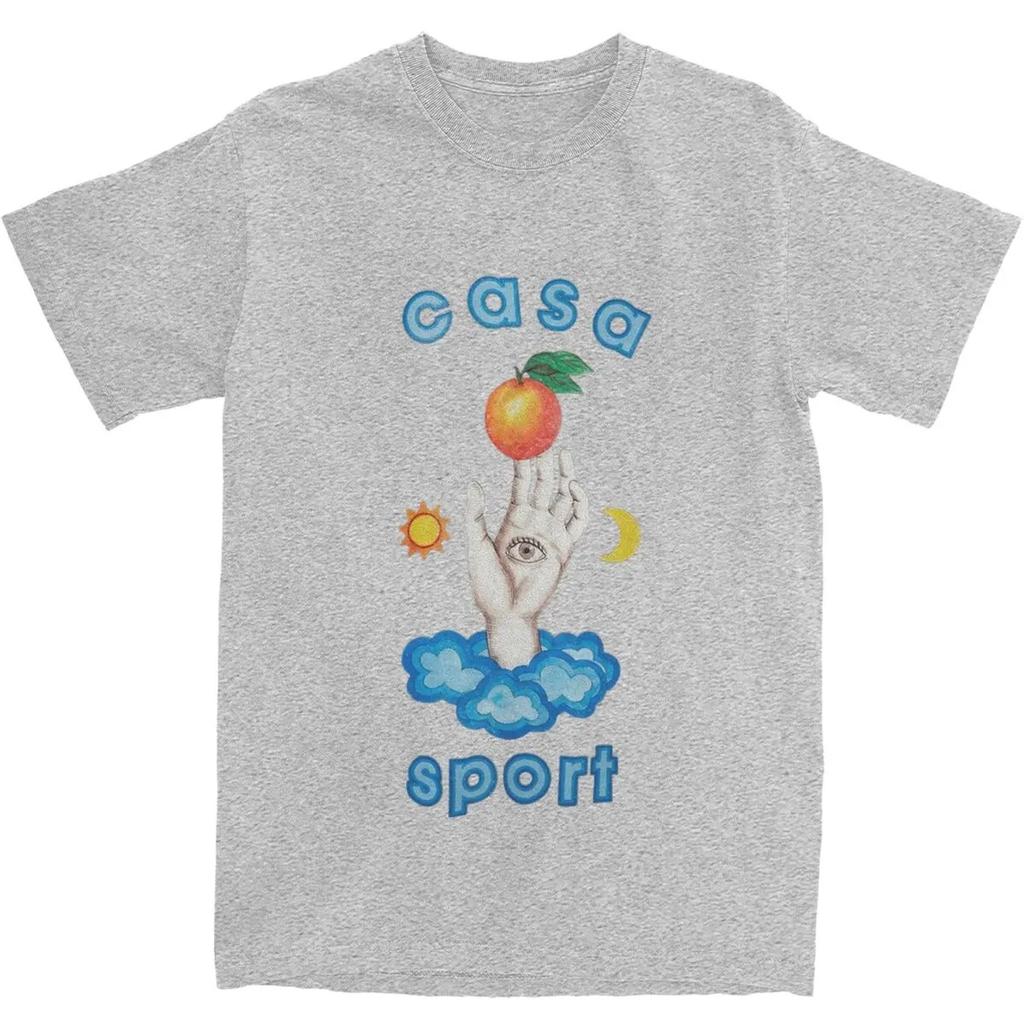 Casablanca Tennis Club pro Unisex Dámské Trička Oblečení Trendy Tričko Tričko Čistá Bavlna Oblečení pro Dospělé 2024 Nové Unisex