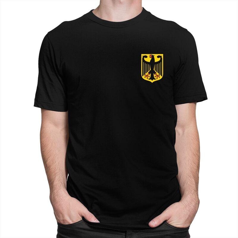 Custom Male Coat Of Arms Of Germany T Shirt Short Sleeve Cotton Tshirt Tshirt Leisure German Flag Eagle Tee Slim Fit Clothing
