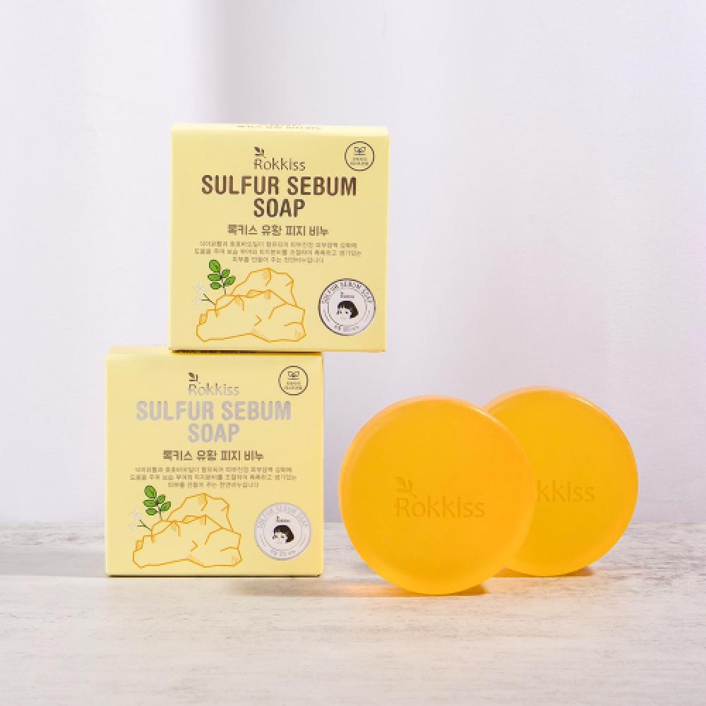Rokkiss Sulphur Sebum Soap 100g 2