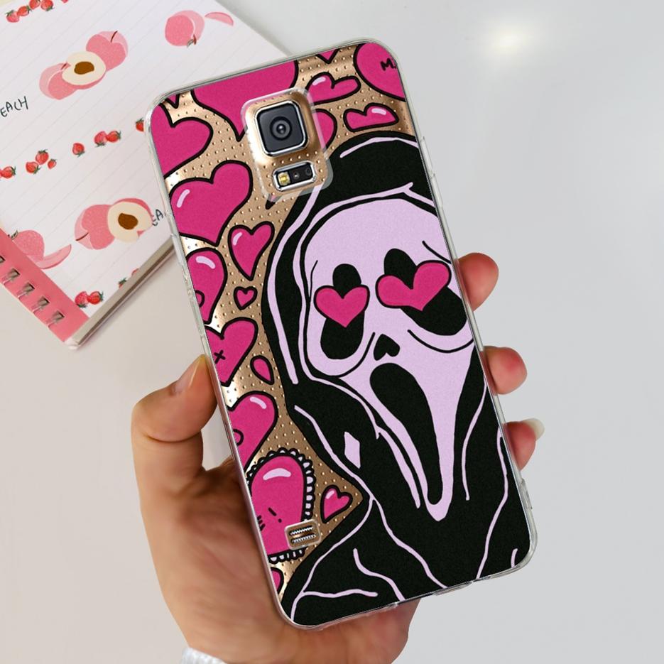For Samsung Galaxy S5 Case SM-G900F G900I G900M Stylish Painted Cover Soft Silicone Phone Case For Samsung S5 S 5 GalaxyS5 Shell