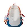 Schoolbag schoolbag female ins Korean version of junior high school student Mori contrasting color backpack college student couple backpack Japanese 