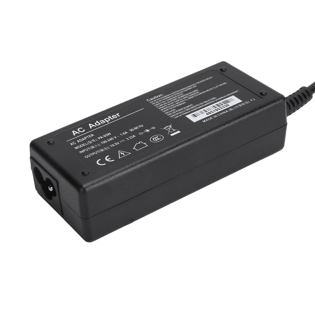 65W Power Supply Adapter 19.5V 3.33A 4.5x3mm Round Connector for HP