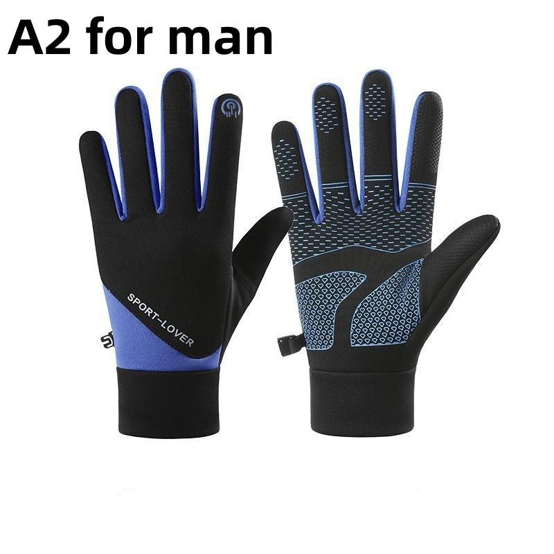 Autumn Winter Outdoor Cycling Gloves Gym Fitness Sports Running Warm Touch Screen Nonslip Gloves Motorcycle Gloves