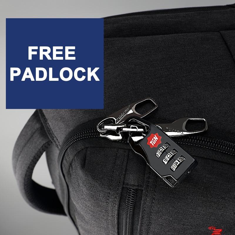 Tigernu Marke 29L Anti-Diebstahl Männer Mode USB Ladegerät Männlichen Mochila 15,6 zoll Laptop Tasche Rucksäcke Reise Casual Schulranzen Für junge