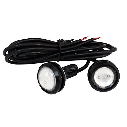 

Kaito Denshi LED Eagle Eye Daytime Running Light, Car, Motorcycle, Spotlight, Auxiliary Light, Large Ball, Recessed Type, High Brightness, Waterp